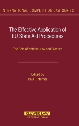 The Effective Application of EU State Aid Procedures