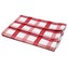HOME ELEMENTS Set utěrek z egyptské bavlny 50*70 cm, 3 ks, Kostky červené