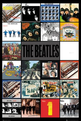 Plakát The Beatles: Albums (61 x 91,5 cm)