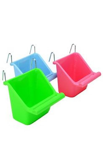 Krmítko pro exoty Q2 otevřené s háčky 130ml 9cm