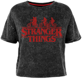 Dámské tričko Netflix|Stranger Things: Bike (L) černá bavlna