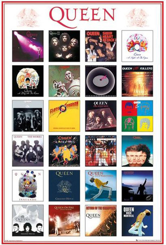 Plakát Queen: Covers (61 x 91,5 cm)