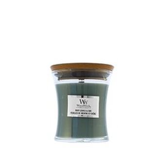 WoodWick Mint Leaves & Oak svíčka váza 275g