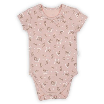 Kojenecké bavlněné body s krátkým rukávem Nicol Nela - velikost 68 (4-6m)