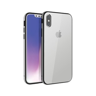 UNIQ Valencia Clear iPhone XS/X stříbrné