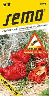 Paprika zel. pálivá - Carolina Reaper 10s /SHU 2 000 000/