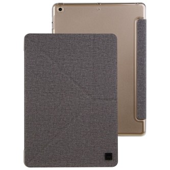 UNIQ Yorker Kanvas pouzdro se stojánkem Apple iPad Pro 10.5" (2017)/Air (2019) šedé