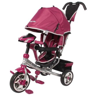 Dětská tříkolka s LED světly Baby Mix Lux Trike růžová