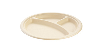 TESCOMA Talíř dělený kompostovatelný PARTY TIME, 12 ks