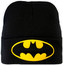 Zimní přeložená pletená čepice DC Comics|Batman: Logo (univerzální) černá