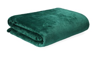 Mikrovláknová deka ROTE zelená 150x200 cm Homla