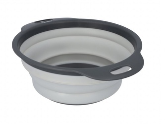 Skládací kulatý cedník EASY COOK šedá 24x29 cm Homla