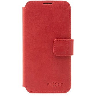 FIXED ProFit kožené pouzdro Apple iPhone 12/12 Pro červené