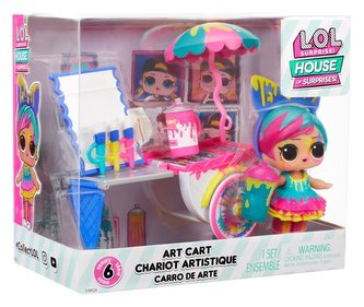 LOL Surprise! Nábytok s bábikou, séria 6 - Pojazdný ateliér