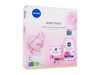 Nivea Rose Touch denní pleťový gel-krém Rose Touch 50 ml + micelární voda Rose Touch 400 ml