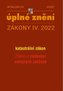 Aktualizace IV/3 2022 Zákon o zadávání veřejných zakázek, katastrální zákon