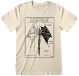 Pánské tričko Netflix|Stranger Things: Demobat (S) béžová bavlna