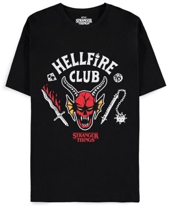 Tričko Stranger Things krátký rukáv - Hellfire Club L