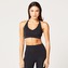 Sportovní podprsenka Adjustable Plunge Black - SQUATWOLF - Velikost: XL