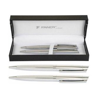 Długopis + ołówek automatyczny Aquila BM srebrny