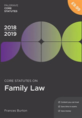 Core Statutes on Family Law 2018-19