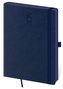 Diář 2023 denní A5 Memory s gumičkou - tmavě modrá