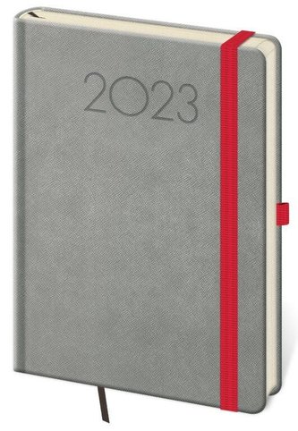 Diář 2023 New Praga - tmavě šedá, denní A5