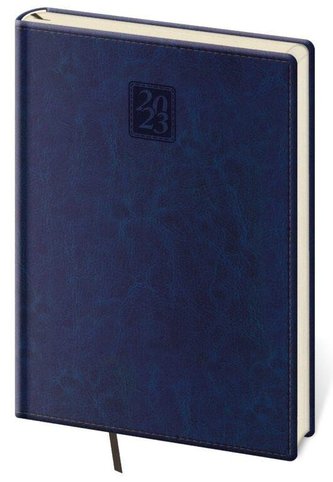 Diář 2023 Nebrasca - modrá, denní A5