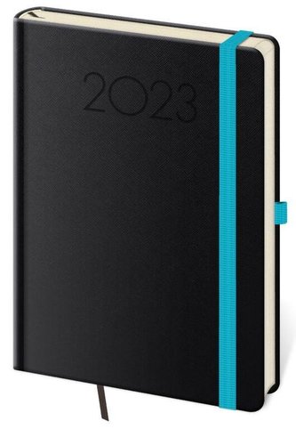 Diář 2023 denní A5 New Praga - černá