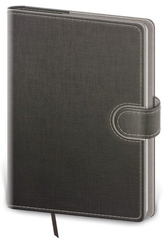 Diář 2023 denní B6 Flip - šedo/šedá