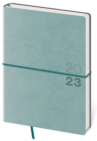 Diář 2023 denní A5 Flexio - olivová