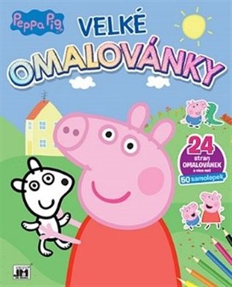 Peppa Pig - Veľké omaľovánky