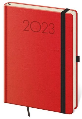 Diář 2023 týdenní A5 New Praga - červená