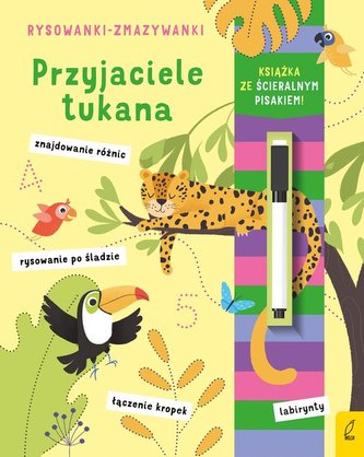 Rysowanki-zmazywanki Przyjaciele tukana