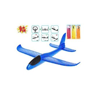Sun Fun letadlo pěnové 48cm 4barvy v sáčku