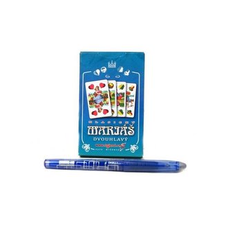 Karty - Mariáš dvouhlavé pap. krabička  /21%/