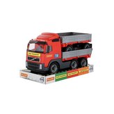 Auto Volvo s otočným ramenem jeřábu  /+3