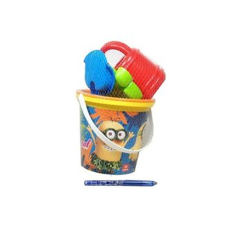 Kyblík + sada do písku Mimoni