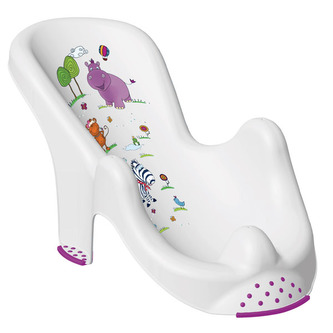 Lehátko do vany "Hippo", Bílá