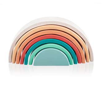 Dřevěná skládací duha, Sunset