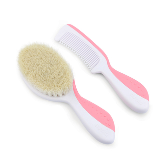 Sada kartáčů na vlasy pro miminka, Cool pink