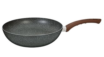 BLAUMANN Pánev WOK s mramorovým povrchem 28 cm Natural Line BL-3384
