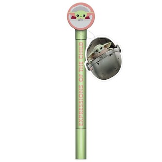 Propiska Mandalorian - Rotující Baby Yoda
