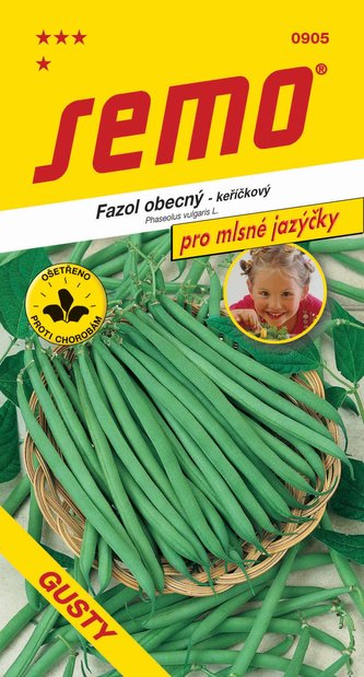 Fazuľa ker. zelený - Gusty (Argus) 7g - séria JAZÝČKY