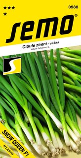 Cibuľa sečka - Snow Queen F1 zimná, celoročne pre vňať 1,5g