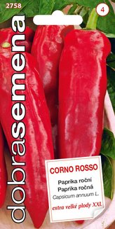 Dobré semená Paprika zel. - Corno Rosso 30s