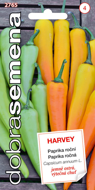 Dobrá semena Paprika zel. - Harvey 40s, jemně ostrá