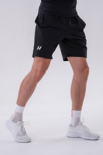 Pánské šortky Relaxed-fit Black - NEBBIA - Velikost: L