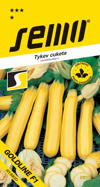 Tekvica cuketa - Goldline F1 žltá 1,5g
