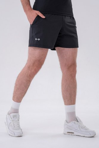 Funkční rychleschnoucí šortky “Airy” Black - NEBBIA - Velikost: XL